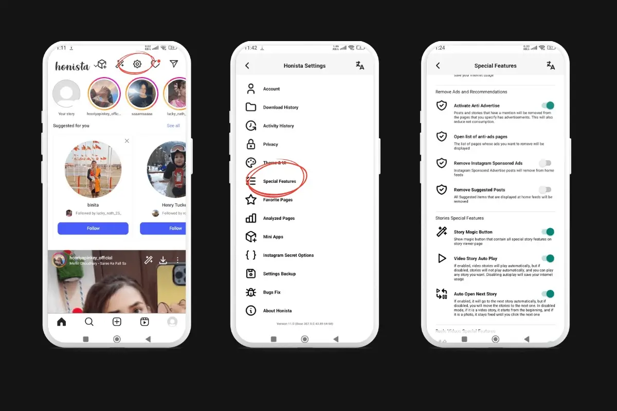 Honista 18 Control Data