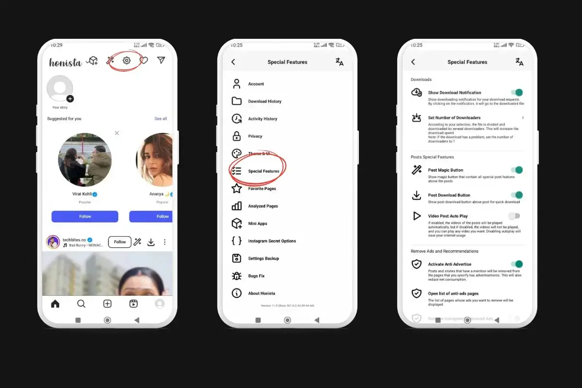 Honista 15 Instagram Pro
